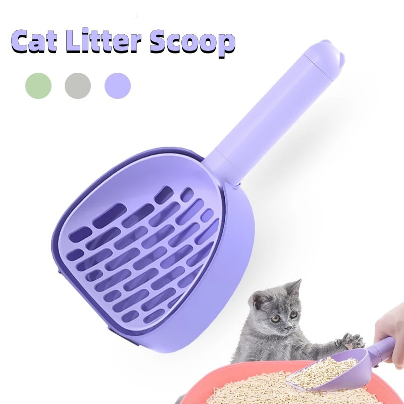 Plastic Cats Poop Scoop With Base